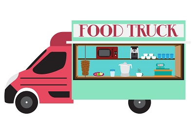 illustration-of-food-truck-in-vector