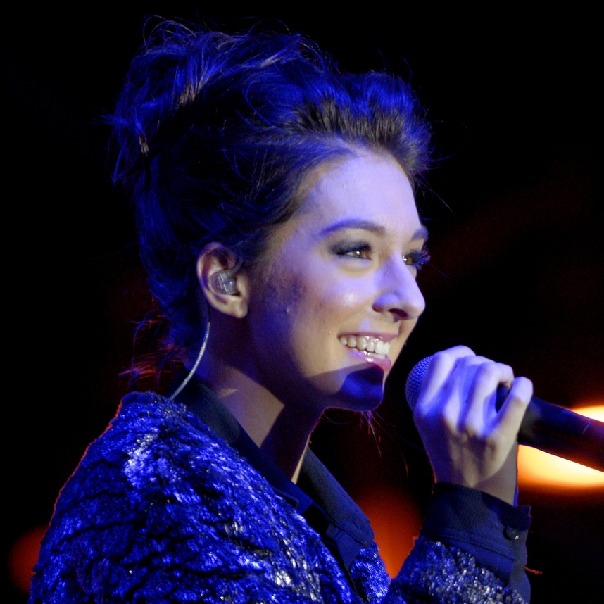 Christina Grimmie at the Citadel Tree Lighting